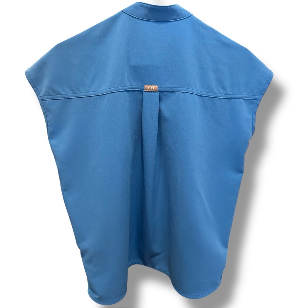 Figs Women's Medical Tunic in Sky Blue - Picture 5 of 5